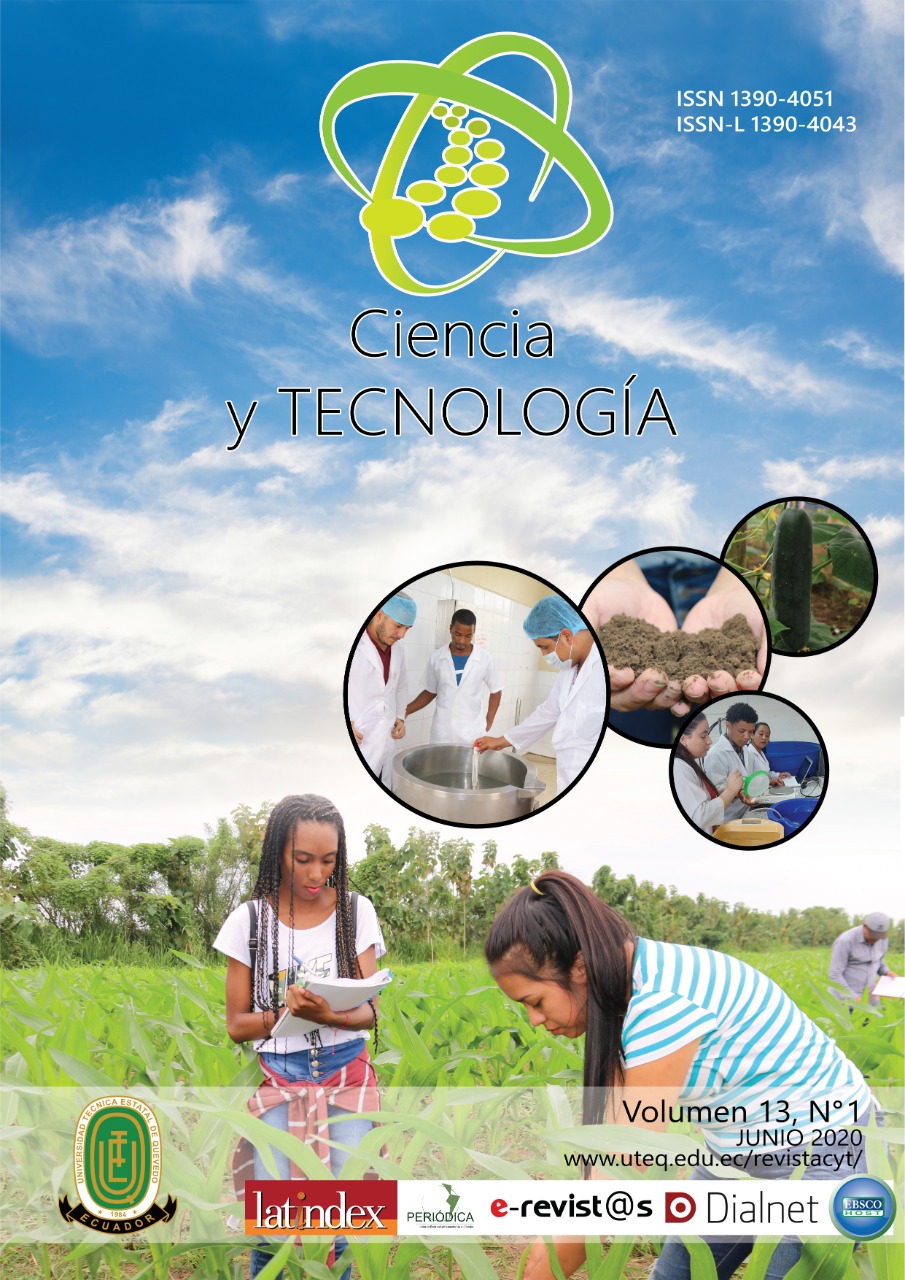 					Ver Vol. 13 Núm. 2 (2020): Revista Ciencia y Tecnología Julio - Diciembre 2020
				